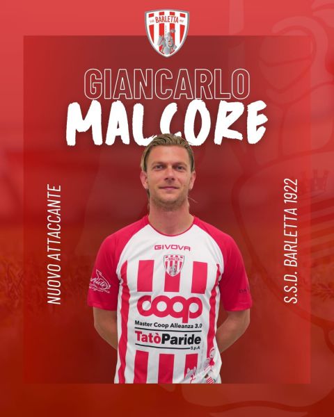 Accordo fatto con l'attaccante Giancarlo Malcore