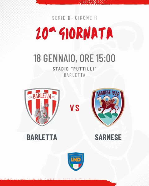 Barletta 1922 - Sarnese 1926: tutte le info