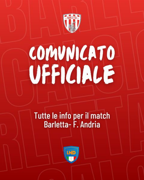 Barletta 1922 - Fidelis Andria, tutte le info