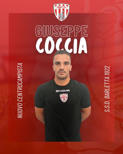 Giuseppe Coccia, nuovo esterno offensivo biancorosso