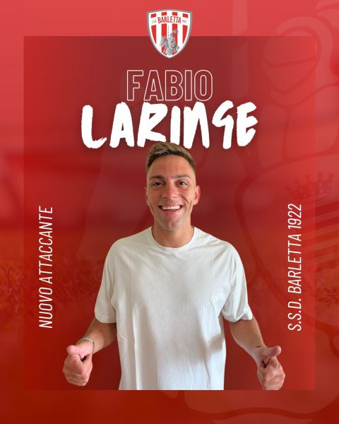 Fabio Laringe  ufficialmente un nuovo giocatore del Barletta 1922