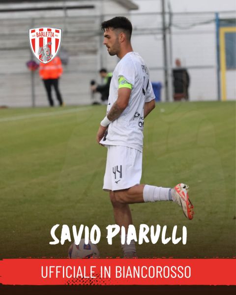 Savio Piarulli  un nuovo calciatore del Barletta