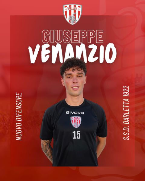 Giuseppe Venanzio, esterno under torna al Barletta